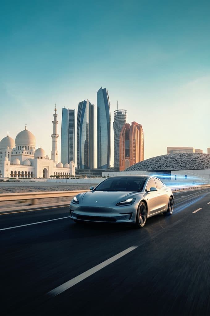 Abu Dhabi Begins Pilot of Tesla Full Self-Driving Technology